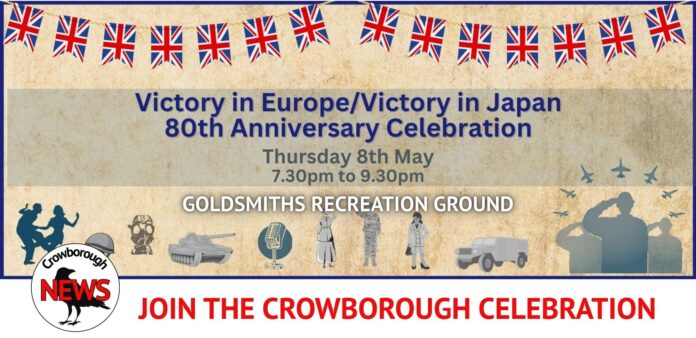 Poster for VE Day event
