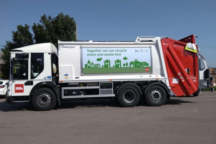 Wealden council bin lorry