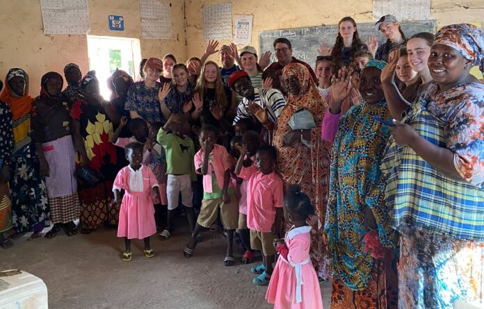 Beacon Academy students in The Gambia