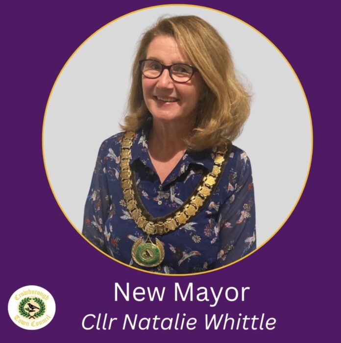 New Crowborough Mayor, Cllr Natalie Whittle.