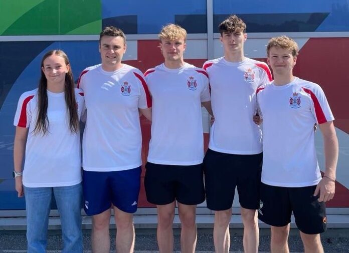 Members of Beacon Lifesaving Club who have been selected to represent England at the Commonwealth Championships.