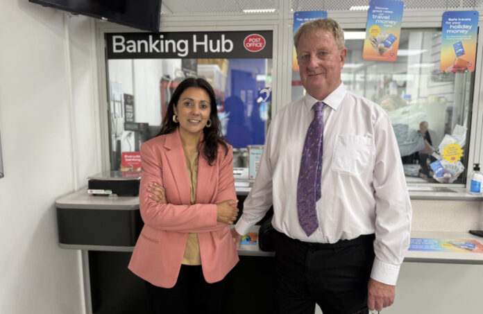 Nusrat Ghani visits the Hailsham Banking Hub