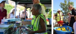 Picture of people attending the hospital fete.