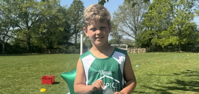 Vinnie, who will be taking part in the Hospice in the Weald run next month