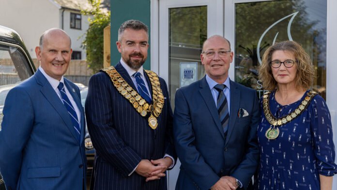 VIP guests at the launch of Stephen Tester Funeral Directors