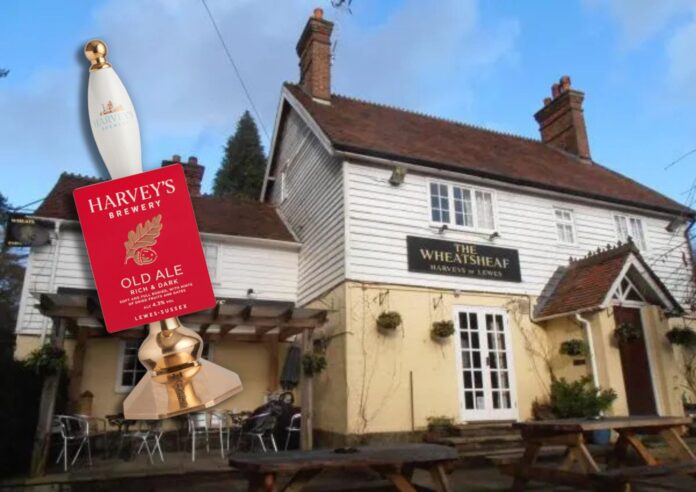 Exterior photo of the Wheatsheaf Pub in Crowborough