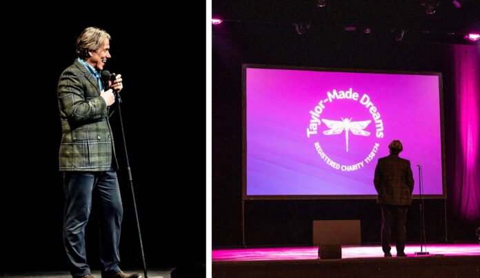 Comedian John Bishop on stage