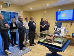 Sponsors gather for the launch of the Folly Wildlife Calendar