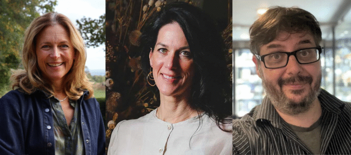 Katie Derham, Kathryn Aalto, and Neil Reed - Ashdown Forest's new ambassadors.