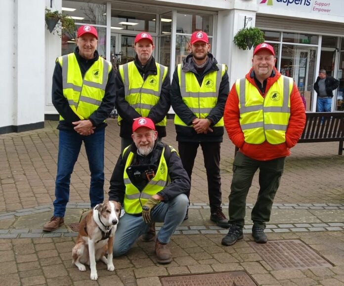 Members of Crowborough Fast Reaction Patrol group
