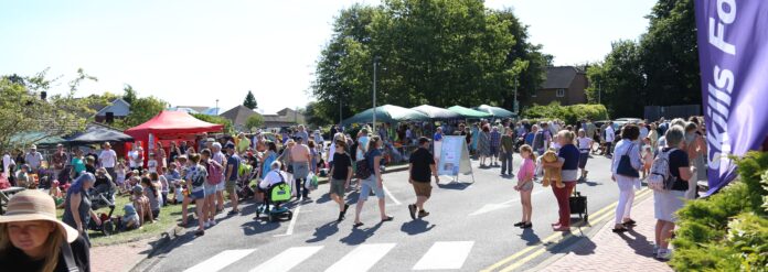 Crowds at the Crowborough Hospital Fete