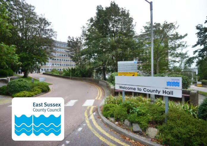 Exterior shot of county hall, Lewes