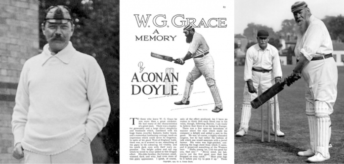 Sir Arthur Conan Doyle and WG Grace