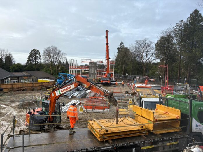 New Acre Wood school building begins to take shape