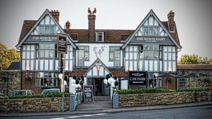 The White Hart on the Green pub in Crowborough